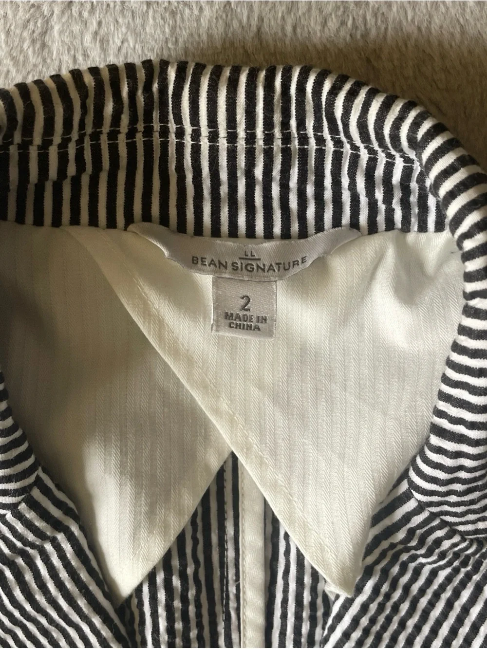 Striped Black and White Women's Blazer
